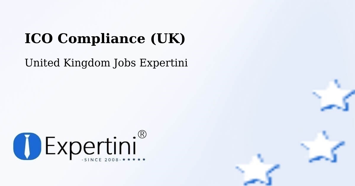 UK Data Protection & ICO Compliance – Colnbrook - United Kingdom Jobs Expertini